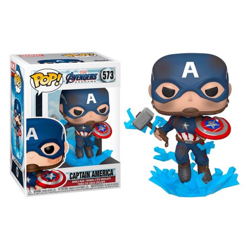 Фигурка Funko POP! Avengers Капитан Америка с Мьёльниром 45137