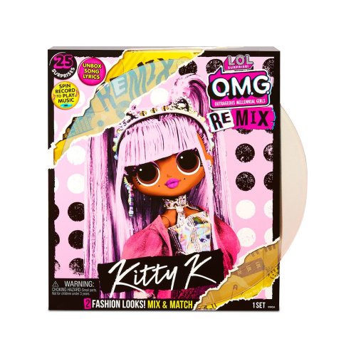 Игровой набор с куклой L.O.L. Surprise! серии O.M.G. Remix"- Королева Китти" (567240)