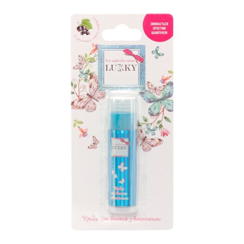 Мел для волос с блестками для детей синяя Lukky (T18860)