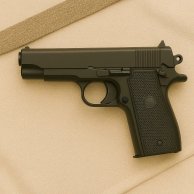 Игрушечный пистолет Galaxy G2 Browning mini металлический, черный G2