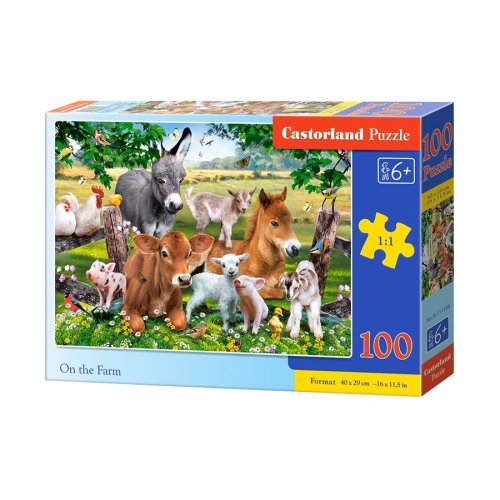Пазлы Castorland 100 эл. На ферме