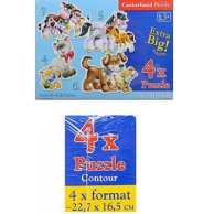 Пазлы Castorland 4х1(4,5,6,7) "Животные"