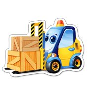 Пазлы Castorland 4х1(3,4,6,9) Забавные машинки (B-005024)