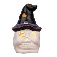 Статуетка Yes! Fun Хэллоуин Skull in hat Череп в шляпе, 10 см, LED 974189