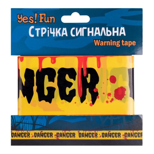 Декоративная сигнальная лента Yes! Fun Хэллоуин Danger, 10 м 974365