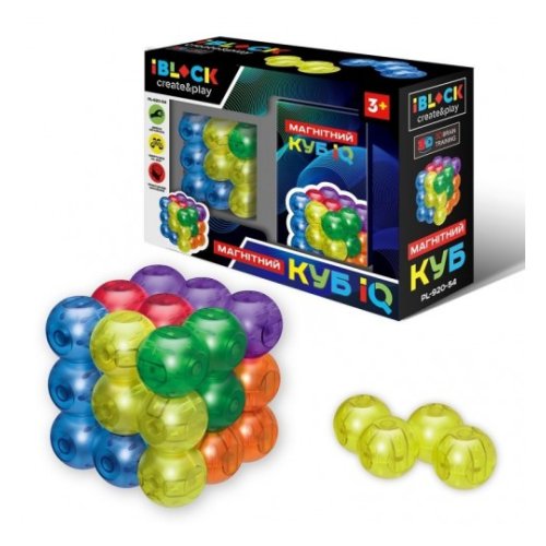 Магнитный конструктор IBLOCK Magnetic Cube (PL-920-54)