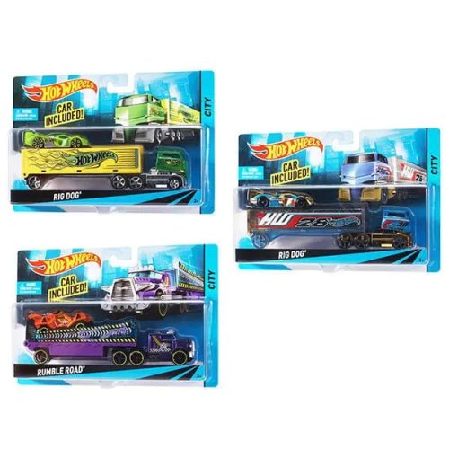 Машина дальнобойщика Mattel Hot Wheels, в ассортименте BDW51