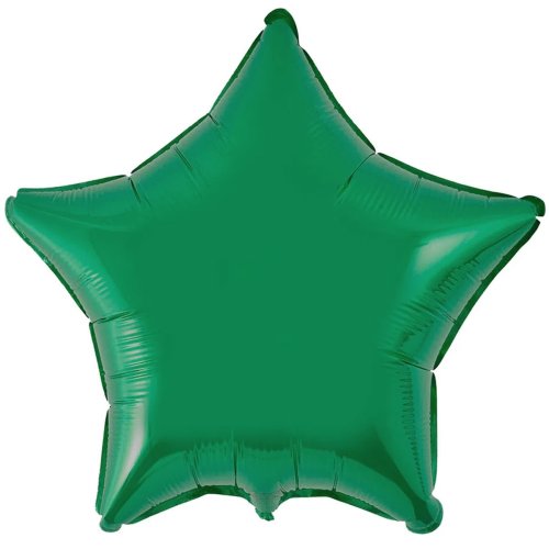 Гелиевый шар фольга 18" Звезда зеленый (1204-0096)