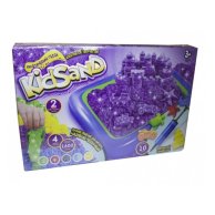 Кинетический песок Danko Toys KidSand с песочницей и формочками, 1600 г KS-02-01U