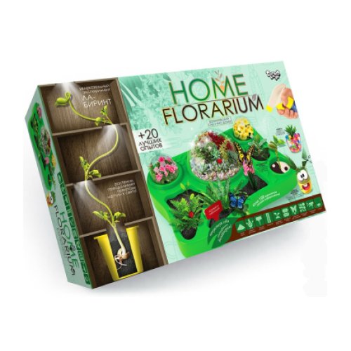Безопасный образовательный набор для выращивания растений "HOME FLORARIUM" рос (HFL-01-01)