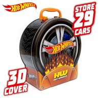Металлический контейнер-колесо Mattel для машинок Hot Wheels HWCC18
