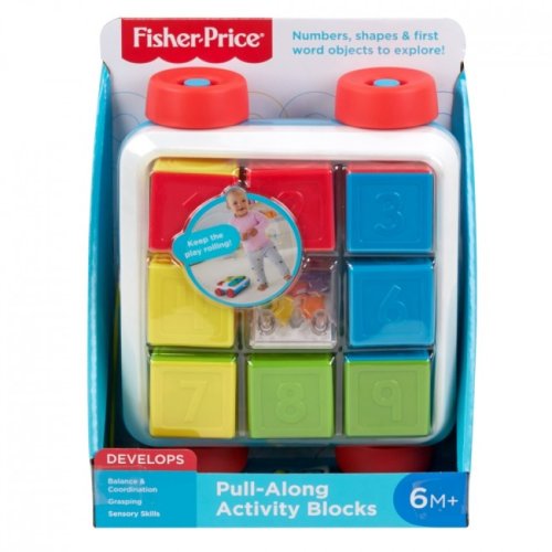 Игрушка-каталка "Яркие кубики" Fisher-Price