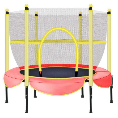 Батут круглый Tilly с сеткой, 60", 150 см, красный RJ-0078 Red