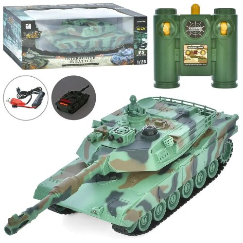 Игрушка на радиоуправлении Танк с подвижным корпусом, 37 см 99804
