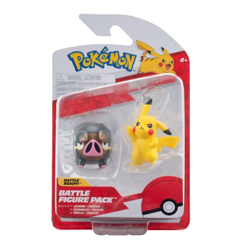 Набор игровых фигурок Pokemon W17 Пикачу и Лечонк PKW3566