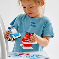 Конструктор Lego Duplo Пожарный вертолет и полицейский автомобиль (10957)