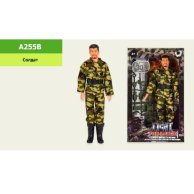 Кукла военный солдат (A255B)