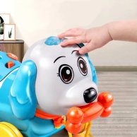 Интерактивная игрушка Каталка-собачка сенсорная, 22 см YL617B