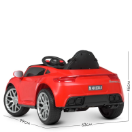 Детский электромобиль Bambi Mercedes красный M 4612EBLR-3