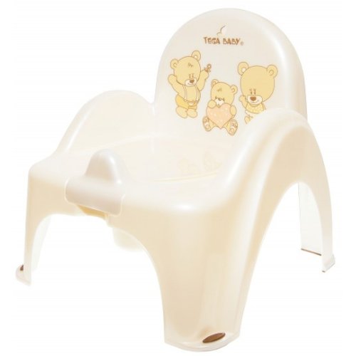 Горшок-стульчик Tega Teddy Bear MS-012 white pearl