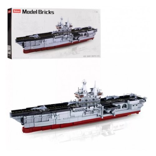 Конструктор SLUBAN M38-B0699  военн.корабль 1088 дет