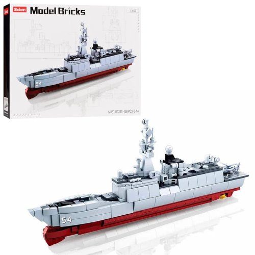 Конструктор SLUBAN M38-B0702 военный корабль 459 дет