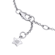 Серебряный браслет на цепочке UmaUmi Котик с лапкой 925 419559309603