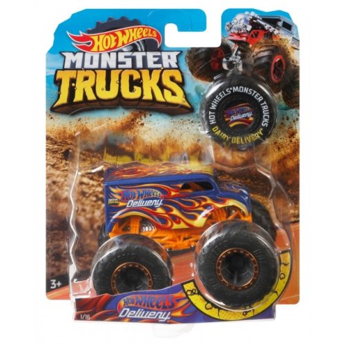 Машинка-внедорожник Mattel Monster Trucks Hot Wheels 1:64 в асс. FYJ44