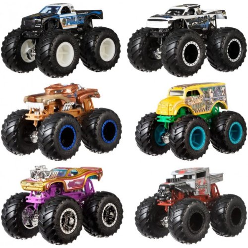 Набор из 2 машинок-внедорожников Mattel Hot Wheels Monster Trucks в асс. FYJ64