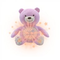 Игрушка музыкальная Chicco Ночник Медвежонок, розовая 08015.10