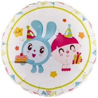 Гелиевый шар фольга 18" Малышарики (1202-3125)