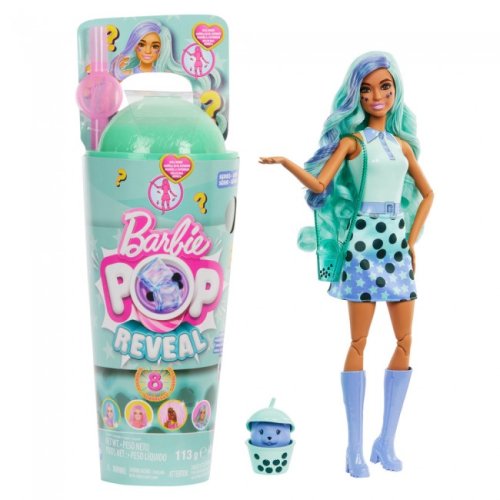 Кукла Mattel Barbie Pop Reveal Крутые Бабл-ти Зеленый чай Барби HTJ21