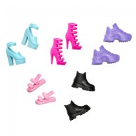 Игровой набор Mattel из 5 пар стильной обуви Барби Barbie HWV71