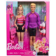 Набор кукол Mattel Барби и Кен На роликах вдвоем Barbie HXK90