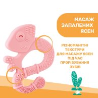 Прорезыватель для зубов Chicco Игуана, розовый 28110.10