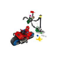 Конструктор Lego Marvel Погоня на мотоциклах Человек-паук vs. Доктор Осьминог, 77 деталей 76275