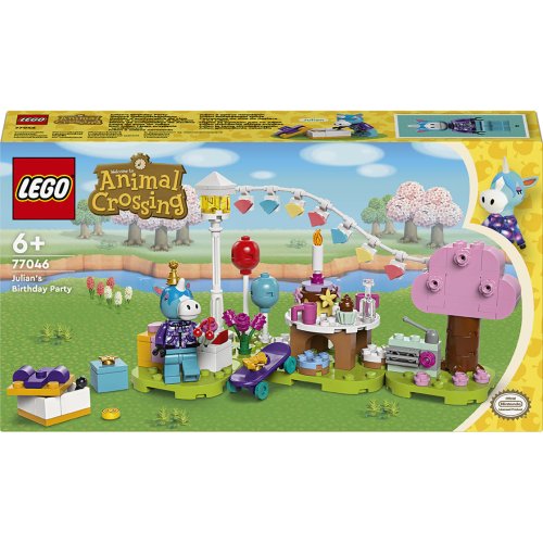 Конструктор Lego Animal Crossing Вечеринка по случаю дня рождения Джулиана, 170 деталей 77046