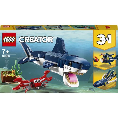 Конструктор Lego Creator 3в1 Жители морских глубин, 230 деталей 31088
