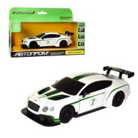 Машина метал-пластик 7609 "АВТОПРОМ" 1:32 Bentley  Continental GT3 ,свет,звук,в кор-ке