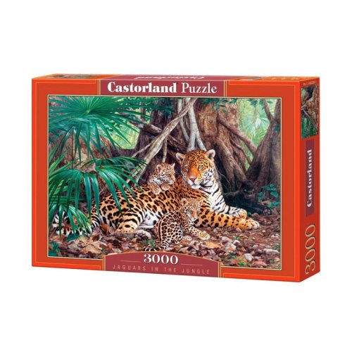 Пазлы Castorland Ягуары в джунглях, 3000 деталей C-300280