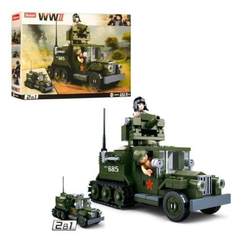 Конструктор SLUBAN M38-B0685 военный, 2в1 243 дет