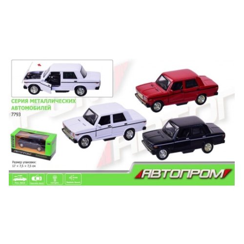 Машина металл "АВТОПРОМ" "ВАЗ 2106" (7793)