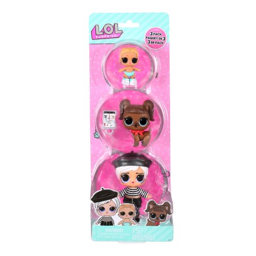 Набор фигурок L.O.L. Surprise! OPP Tot + Pet + Lil Sis Битник Бейби, Дарлин Догги 987888