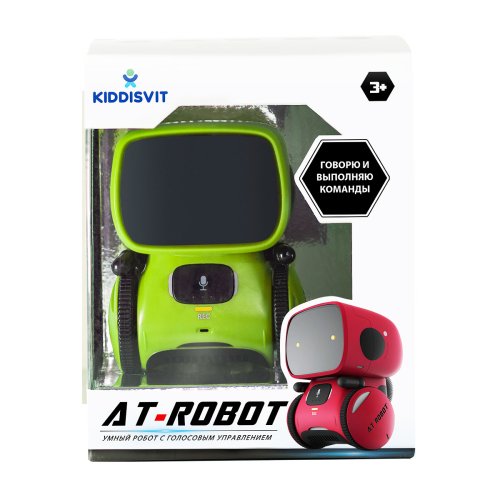 Интерактивный робот с голосовым управлением – AT-ROBOT (зелёный) (AT001-02)