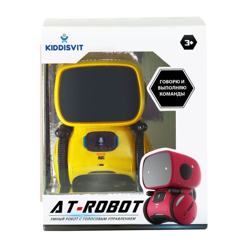 Интерактивный робот с голосовым управлением – AT-ROBOT (жёлтый) AT001-03