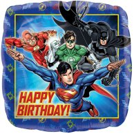 Фольгированные шары с рисунком 18" hb лига справедливости