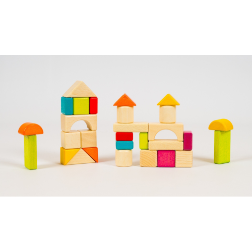 Деревянная игрушка Tribe Конструктор Городок, 30 деталей 496-A00