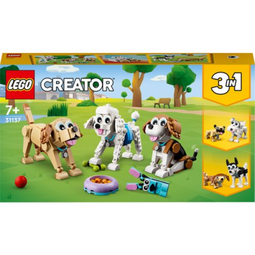 Конструктор Lego Creator Милые собачки 3в1, 475 деталей 31137