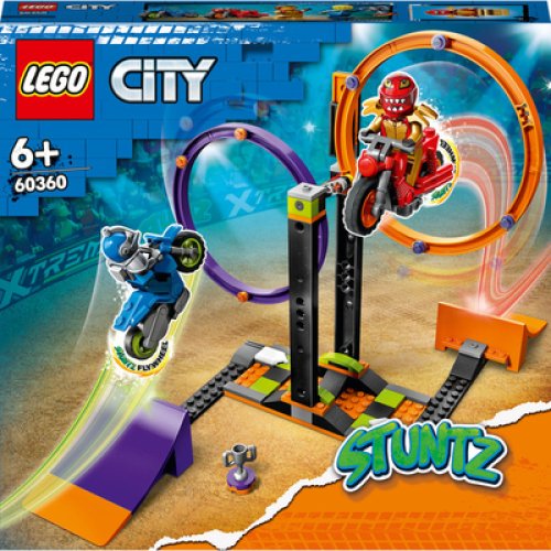 Конструктор Lego City Каскадерское испытание с вращением, 117 деталей 60360