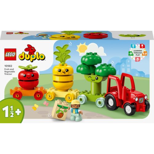 Конструктор Lego Duplo Трактор для фруктов и овощей, 19 деталей 10982
